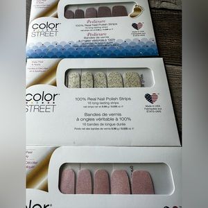 Color street pink glitter girly lot